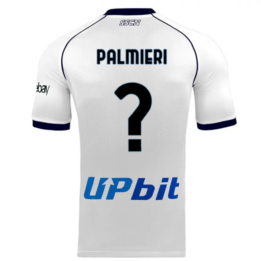 Danxen Mujer Camiseta Ciro Palmieri #0 Blanco 2ª Equipación 2023/24 La Camisa