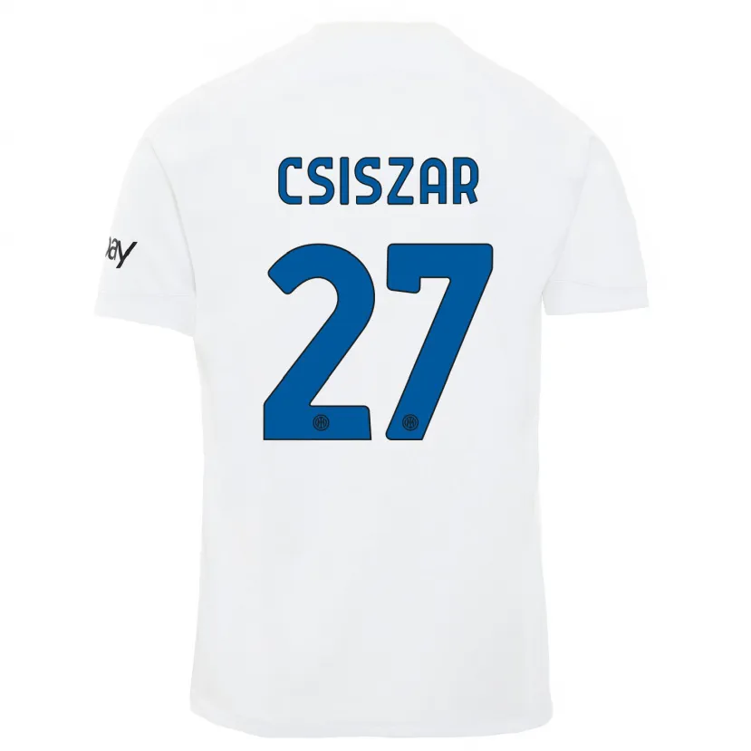 Danxen Mujer Camiseta Henrietta Csiszar #27 Blanco 2ª Equipación 2023/24 La Camisa