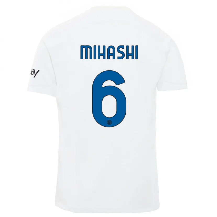 Danxen Mujer Camiseta Mana Mihashi #6 Blanco 2ª Equipación 2023/24 La Camisa