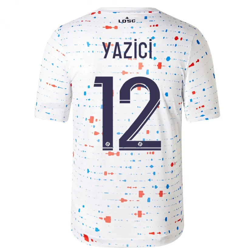 Danxen Mujer Camiseta Yusuf Yazici #12 Blanco 2ª Equipación 2023/24 La Camisa