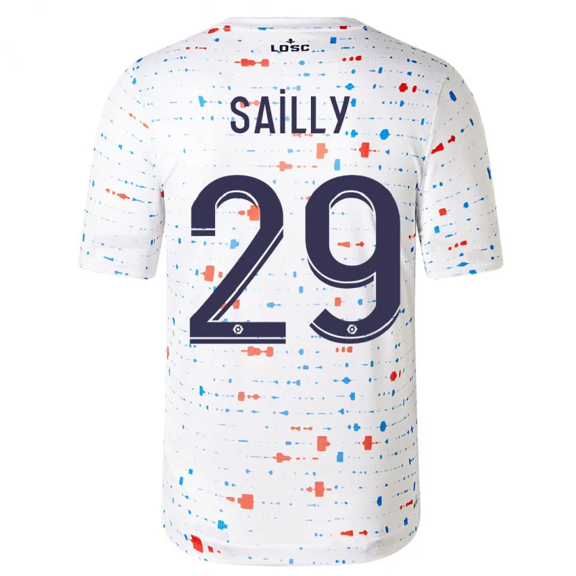 Danxen Mujer Camiseta Charlotte Sailly #29 Blanco 2ª Equipación 2023/24 La Camisa