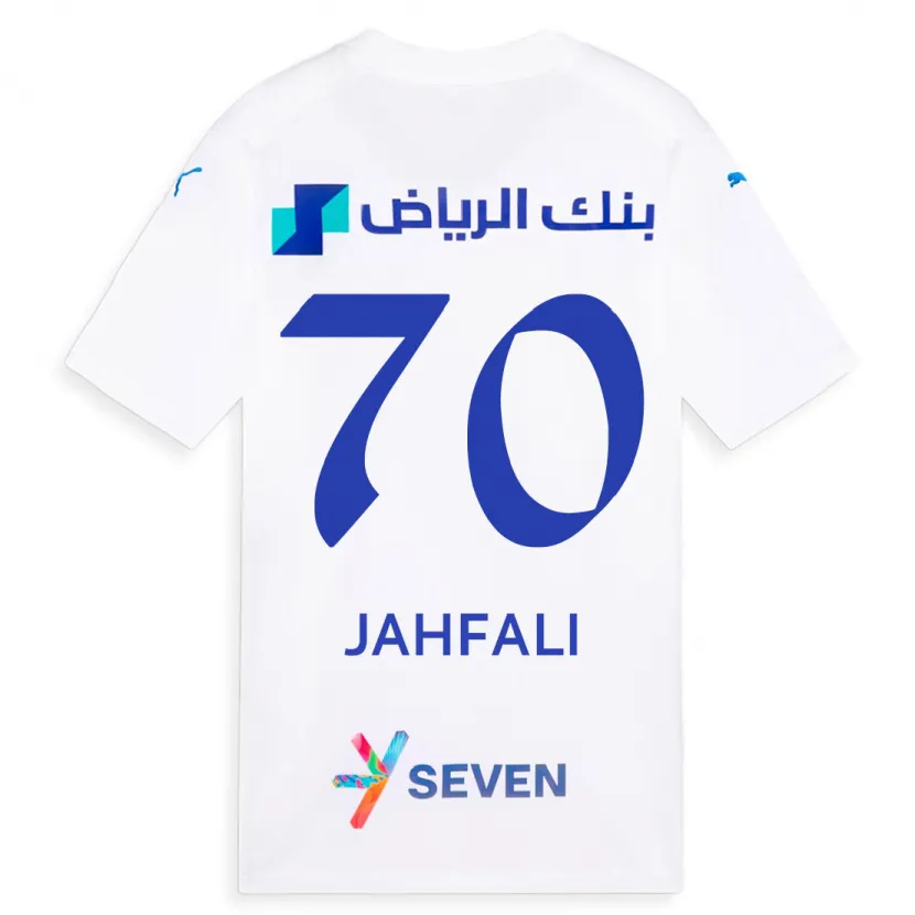 Danxen Mujer Camiseta Mohammed Jahfali #70 Blanco 2ª Equipación 2023/24 La Camisa