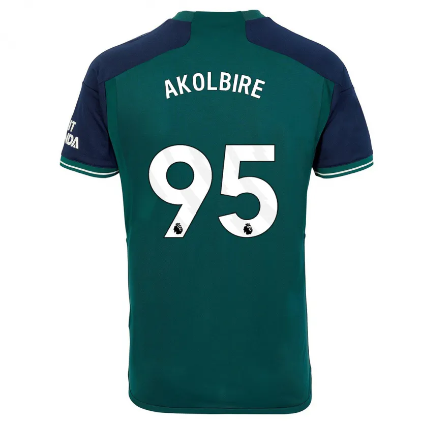 Danxen Mujer Camiseta Bless Akolbire #95 Verde Equipación Tercera 2023/24 La Camisa