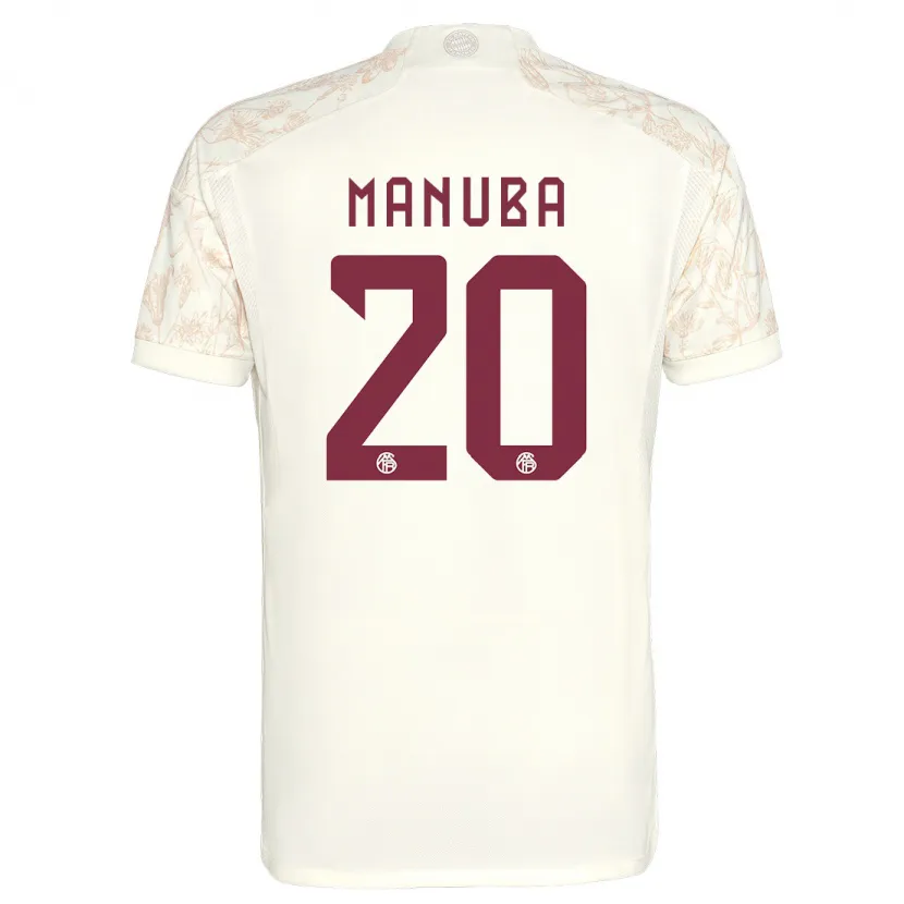 Danxen Mujer Camiseta Vincent Manuba #20 Blanquecino Equipación Tercera 2023/24 La Camisa