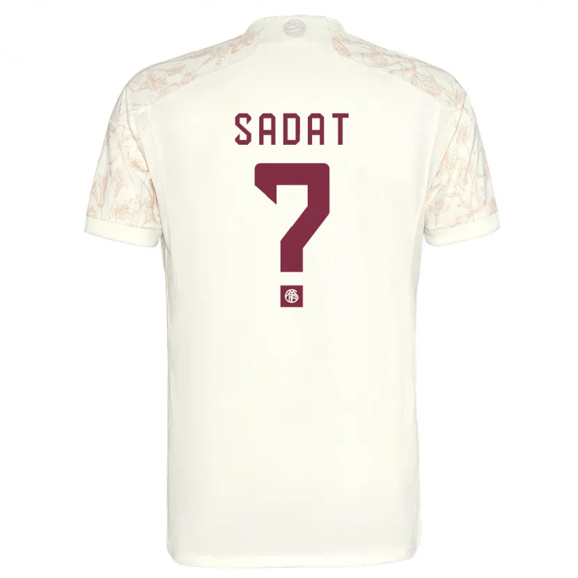 Danxen Mujer Camiseta Mudaser Sadat #0 Blanquecino Equipación Tercera 2023/24 La Camisa