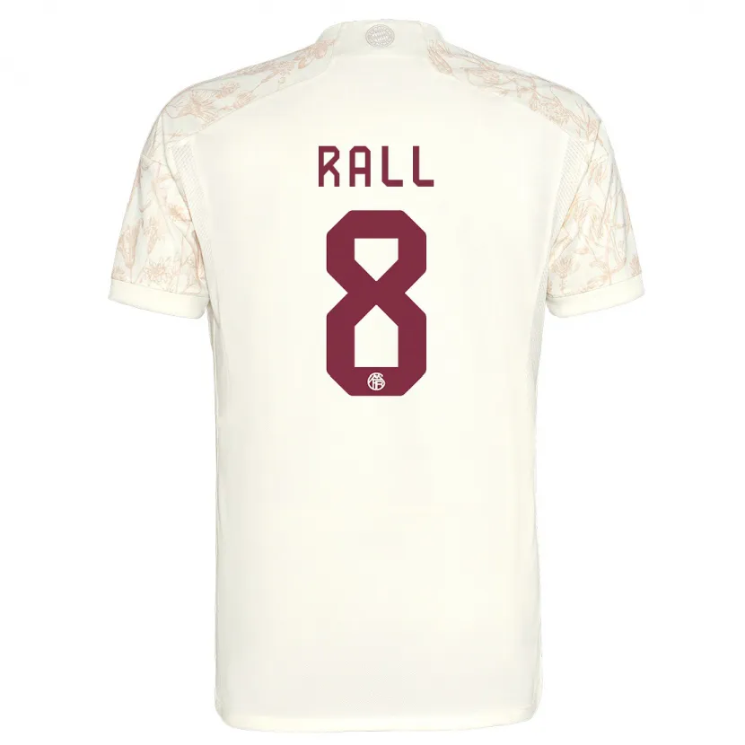 Danxen Mujer Camiseta Maximiliane Rall #8 Blanquecino Equipación Tercera 2023/24 La Camisa