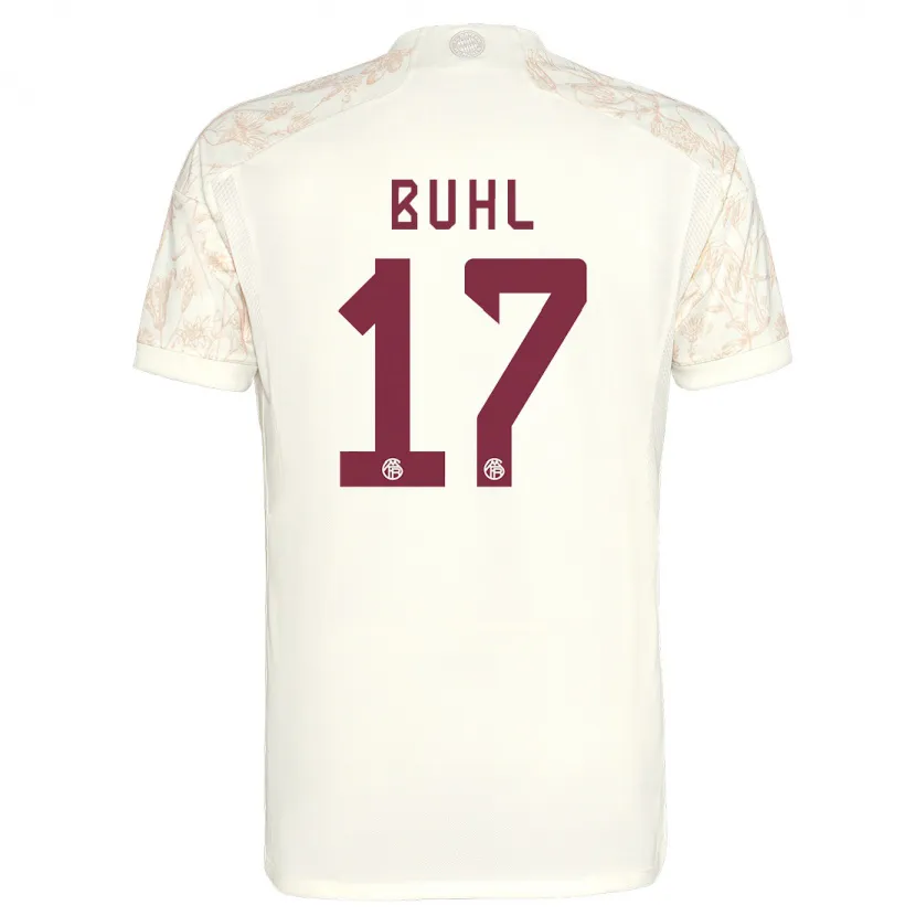 Danxen Mujer Camiseta Klara Buhl #17 Blanquecino Equipación Tercera 2023/24 La Camisa