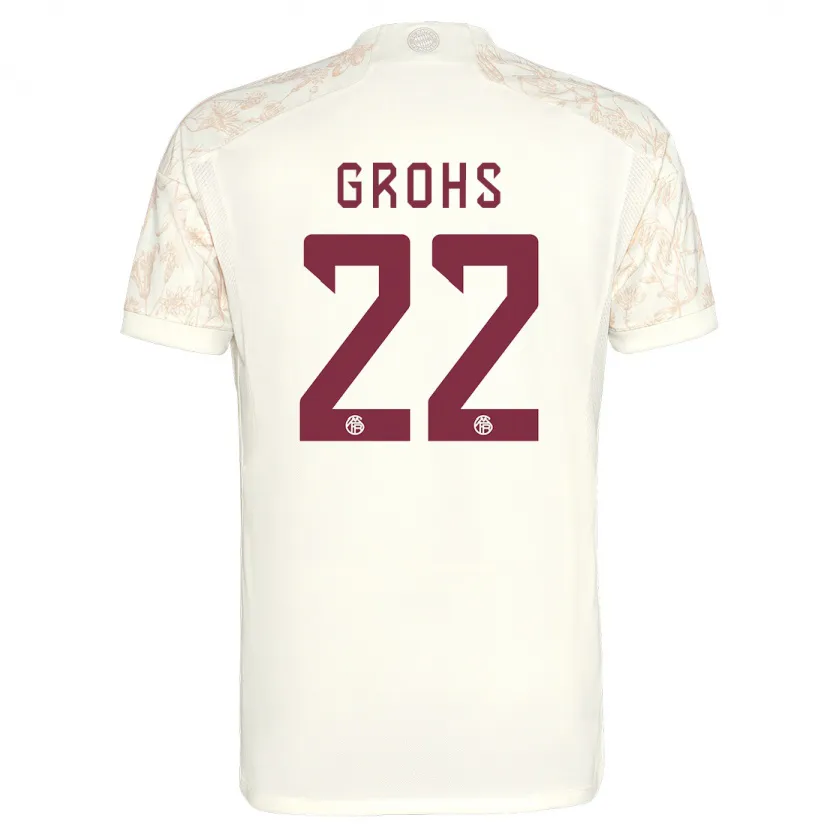 Danxen Mujer Camiseta Maria Luisa Grohs #22 Blanquecino Equipación Tercera 2023/24 La Camisa