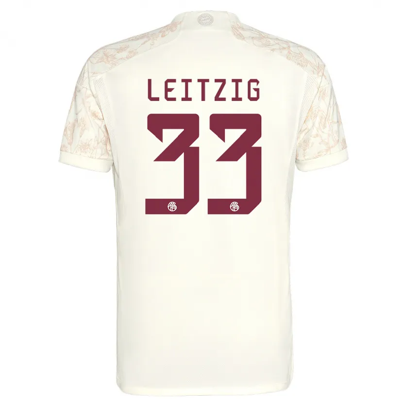 Danxen Mujer Camiseta Janina Leitzig #33 Blanquecino Equipación Tercera 2023/24 La Camisa