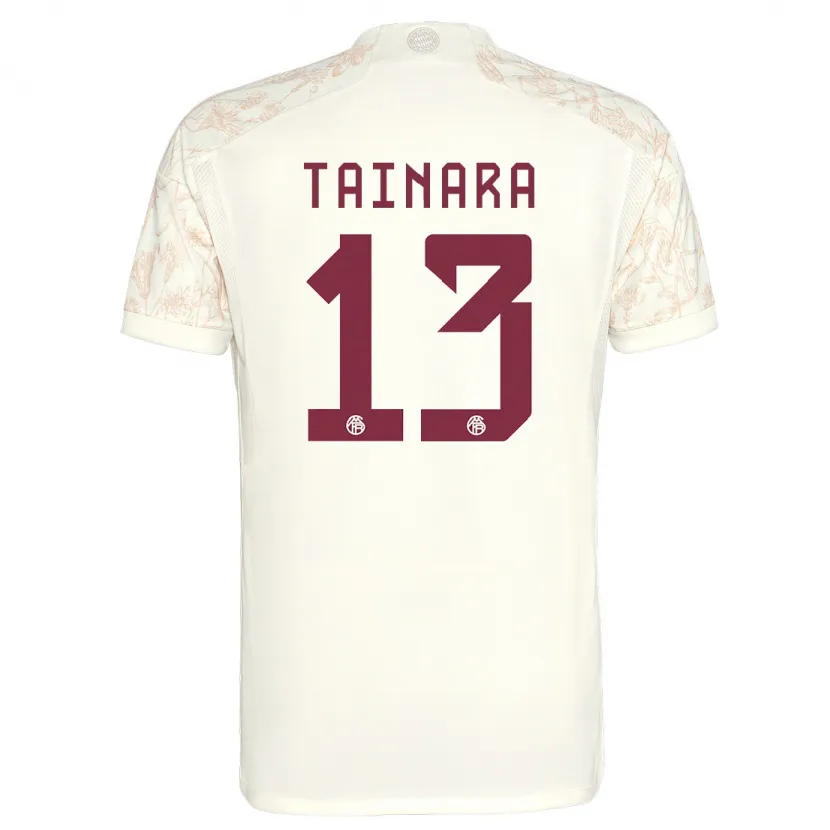 Danxen Mujer Camiseta Tainara #13 Blanquecino Equipación Tercera 2023/24 La Camisa