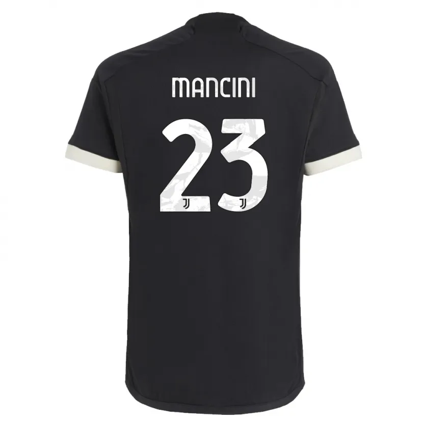 Danxen Mujer Camiseta Tommaso Mancini #23 Negro Equipación Tercera 2023/24 La Camisa