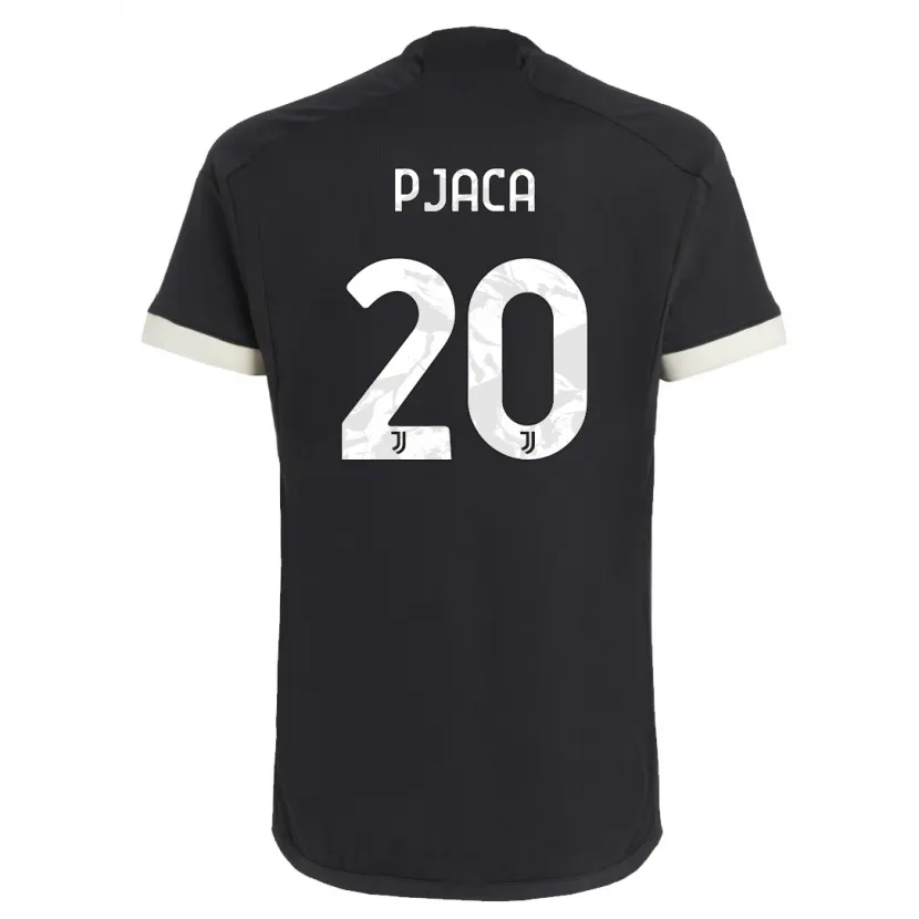 Danxen Mujer Camiseta Marko Pjaca #20 Negro Equipación Tercera 2023/24 La Camisa