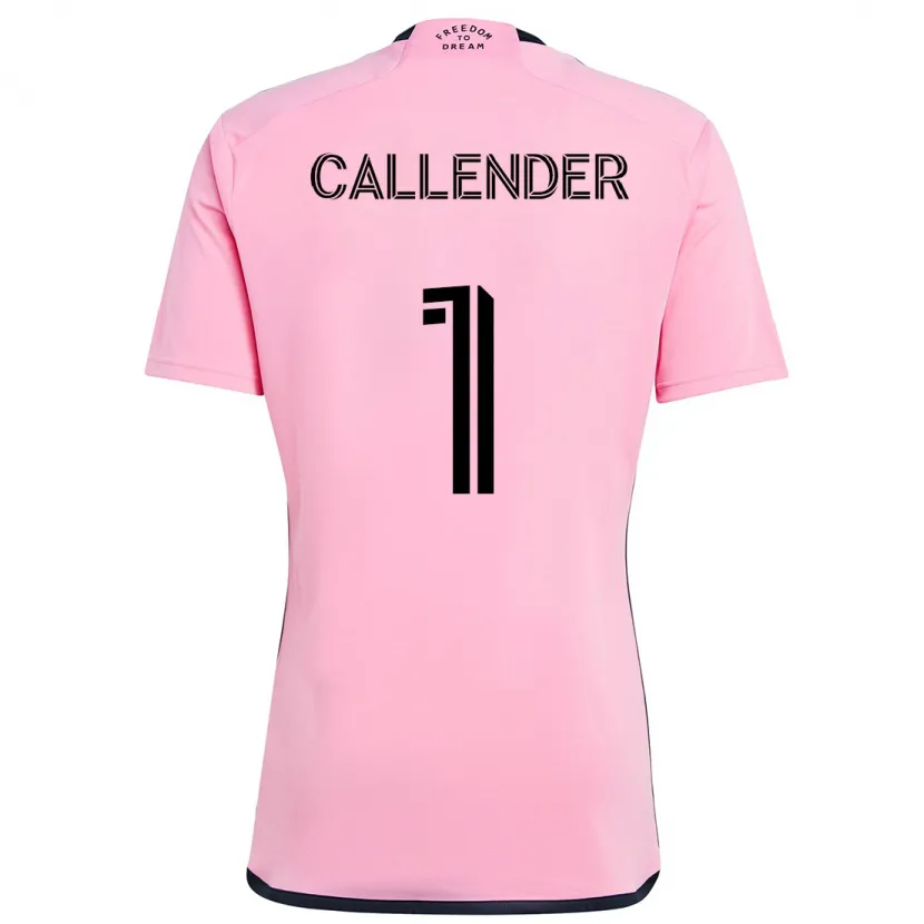 Danxen Niño Camiseta Drake Callender #1 Rosa 1ª Equipación 2024/25 La Camisa