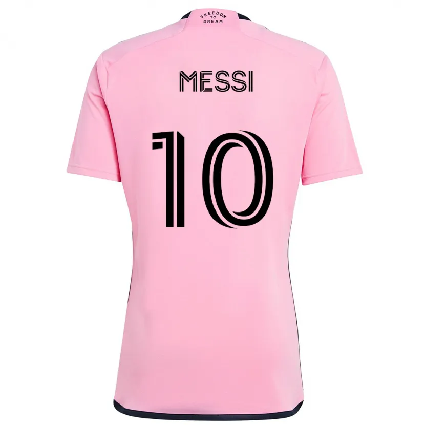 Danxen Niño Camiseta Lionel Messi #10 Rosa 1ª Equipación 2024/25 La Camisa