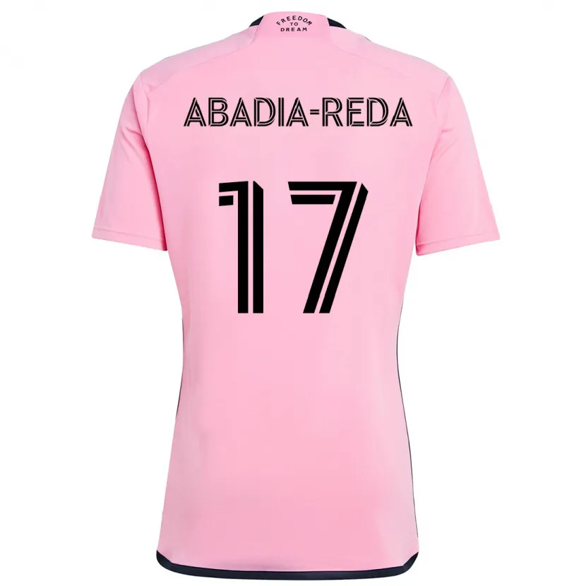 Danxen Niño Camiseta Ezequiel Abadia-Reda #17 Rosa 1ª Equipación 2024/25 La Camisa