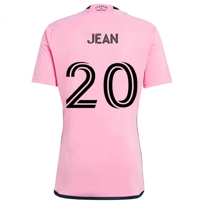 Danxen Niño Camiseta Corentin Jean #20 Rosa 1ª Equipación 2024/25 La Camisa