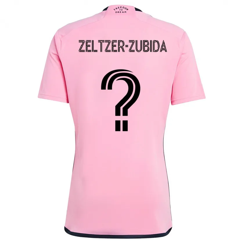 Danxen Niño Camiseta Idoh Zeltzer-Zubida #0 Rosa 1ª Equipación 2024/25 La Camisa