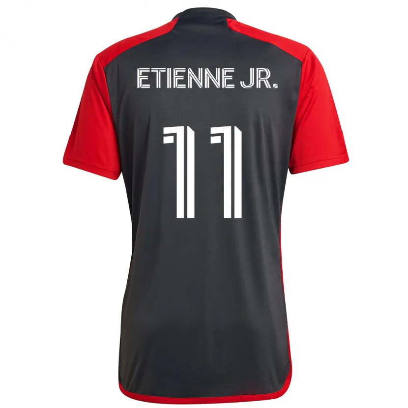 Danxen Niño Camiseta Derrick Etienne Jr. #11 Rojo Grayn 1ª Equipación 2024/25 La Camisa