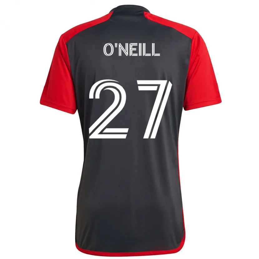 Danxen Niño Camiseta Shane O'neill #27 Rojo Grayn 1ª Equipación 2024/25 La Camisa