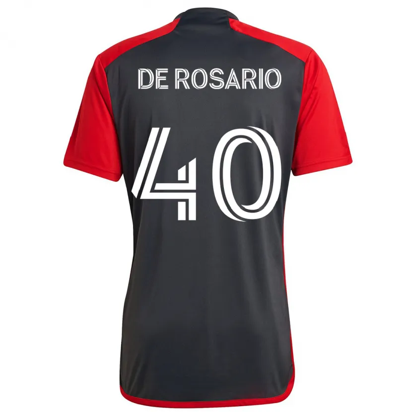 Danxen Niño Camiseta Adisa De Rosario #40 Rojo Grayn 1ª Equipación 2024/25 La Camisa