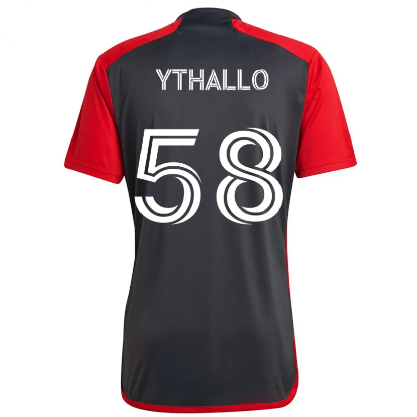 Danxen Niño Camiseta Ythallo #58 Rojo Grayn 1ª Equipación 2024/25 La Camisa