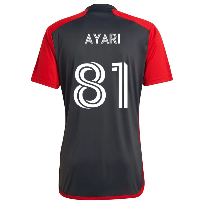 Danxen Niño Camiseta Hassan Ayari #81 Rojo Grayn 1ª Equipación 2024/25 La Camisa