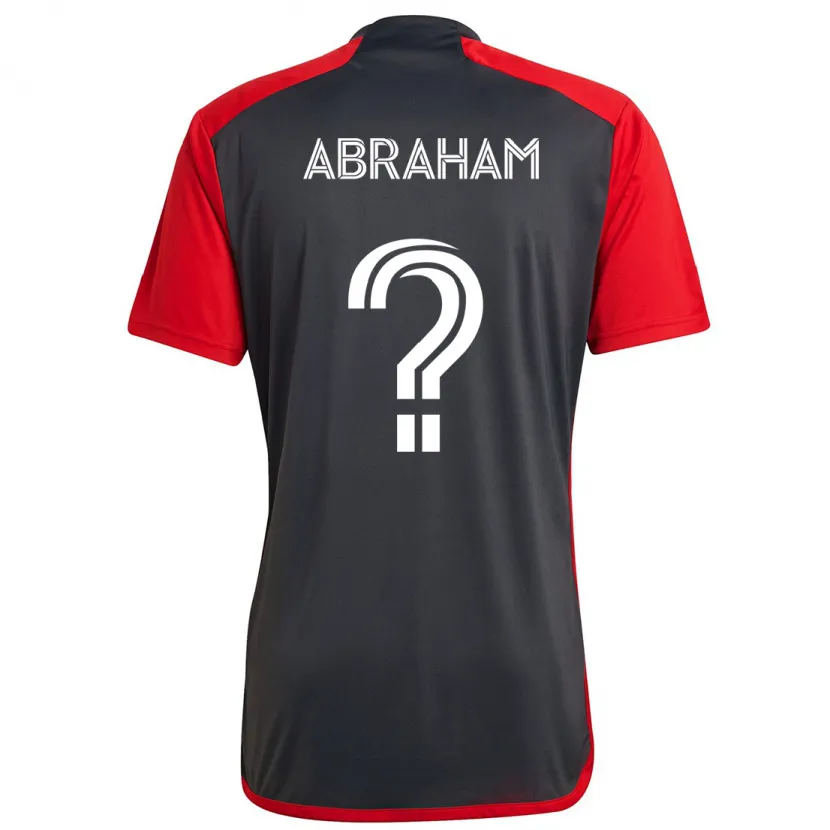 Danxen Niño Camiseta Nathaniel Abraham #0 Rojo Grayn 1ª Equipación 2024/25 La Camisa