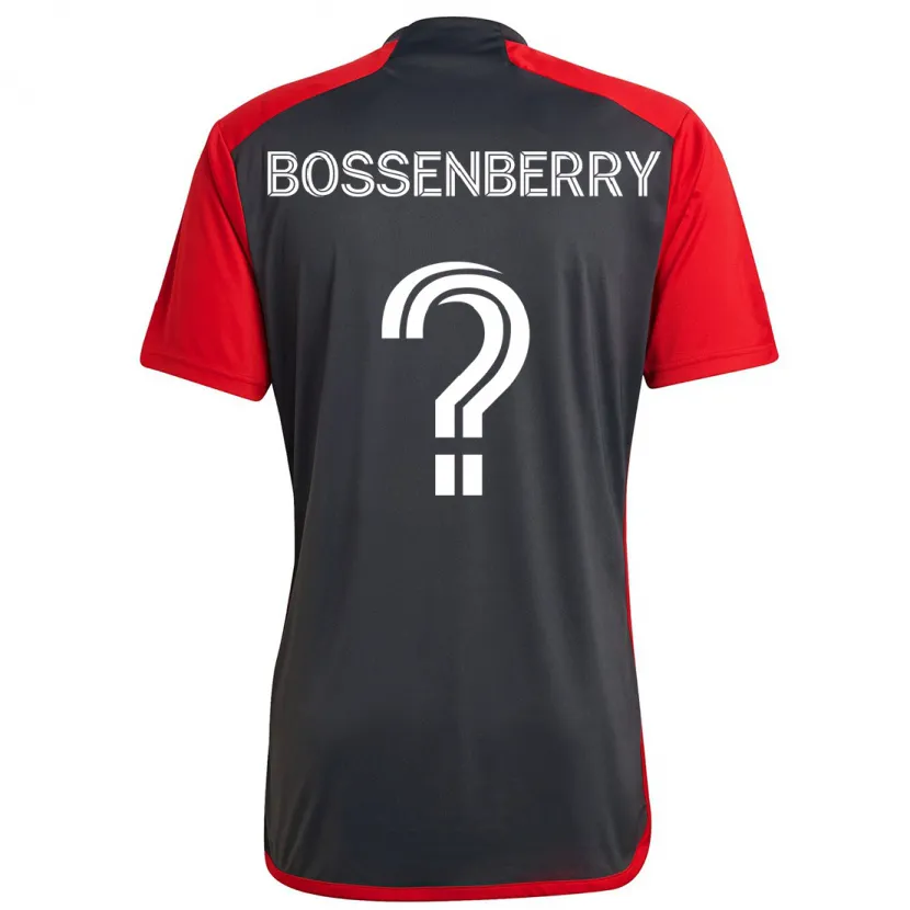 Danxen Niño Camiseta Antone Bossenberry #0 Rojo Grayn 1ª Equipación 2024/25 La Camisa