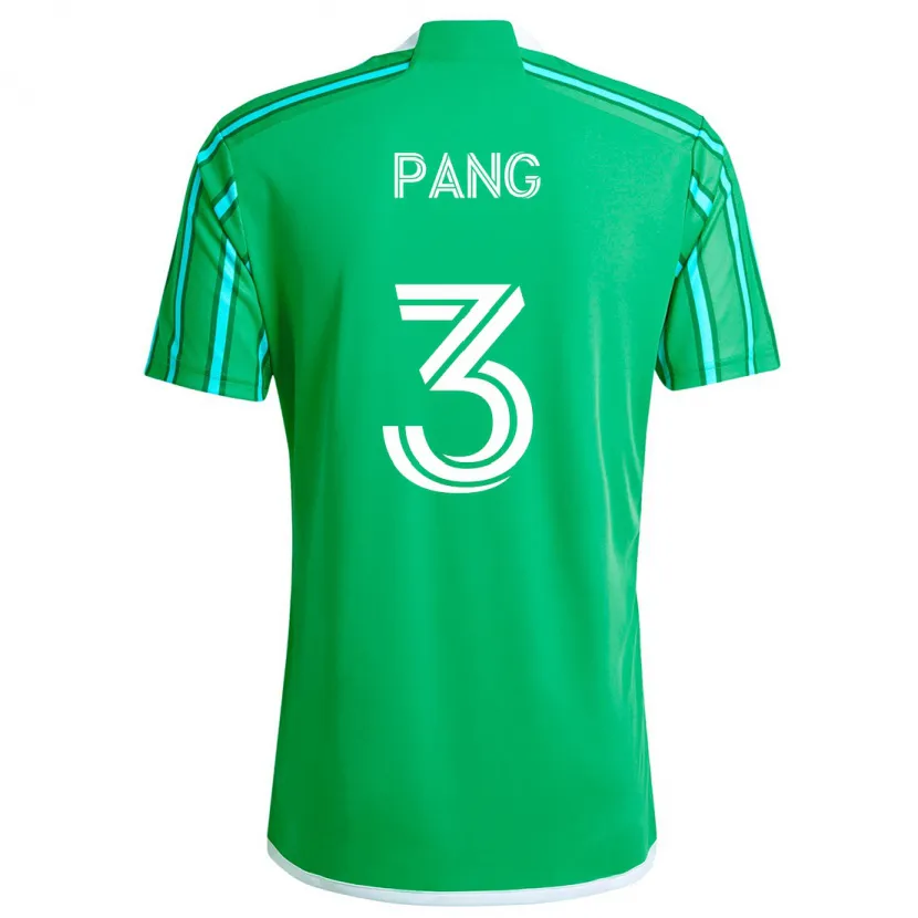 Danxen Niño Camiseta Kaylene Pang #3 Verde Blanco 1ª Equipación 2024/25 La Camisa