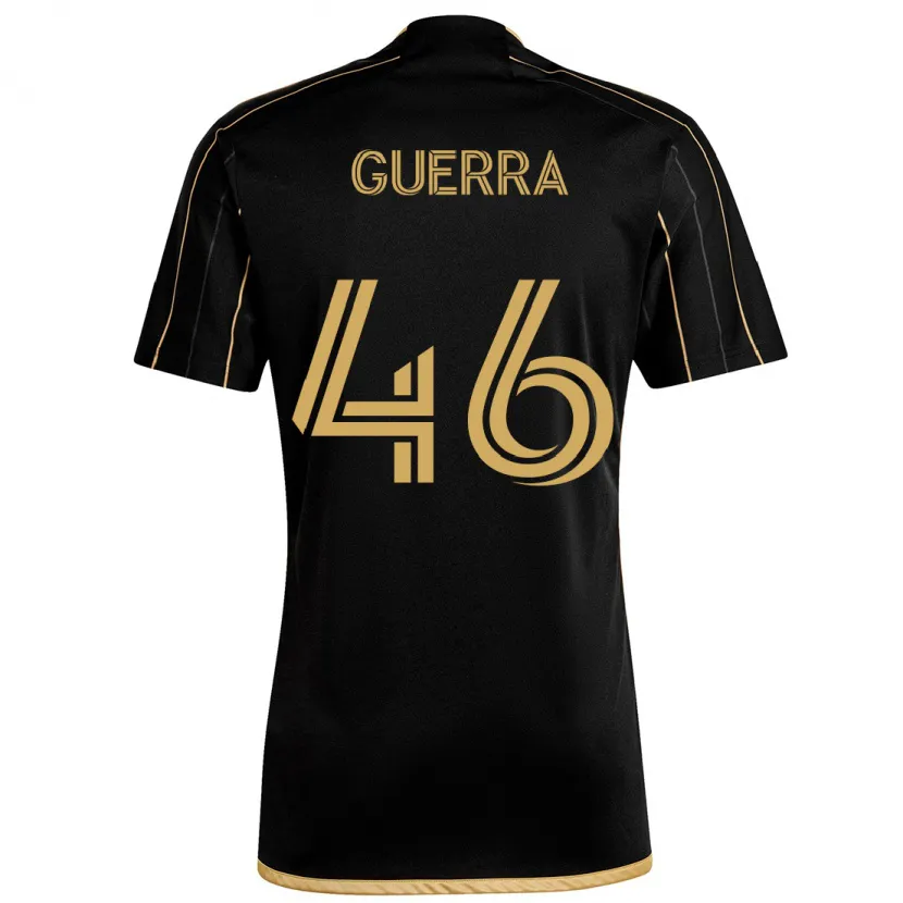 Danxen Niño Camiseta Decarlo Guerra #46 Oro Negro 1ª Equipación 2024/25 La Camisa