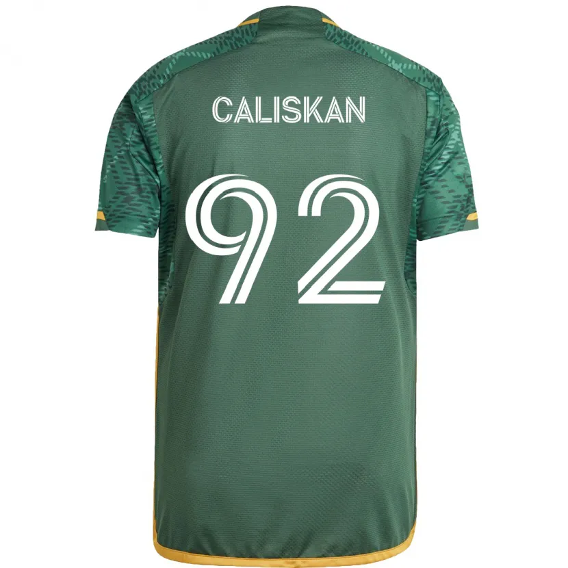 Danxen Niño Camiseta Noel Caliskan #92 Verde Naranja 1ª Equipación 2024/25 La Camisa