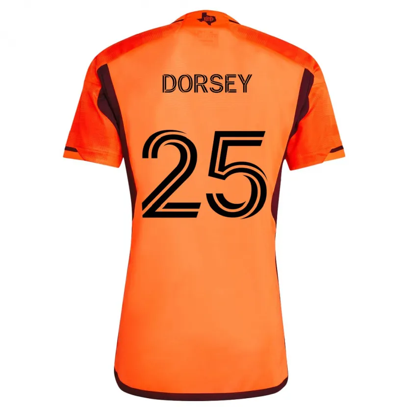 Danxen Niño Camiseta Griffin Dorsey #25 Naranja Negro 1ª Equipación 2024/25 La Camisa