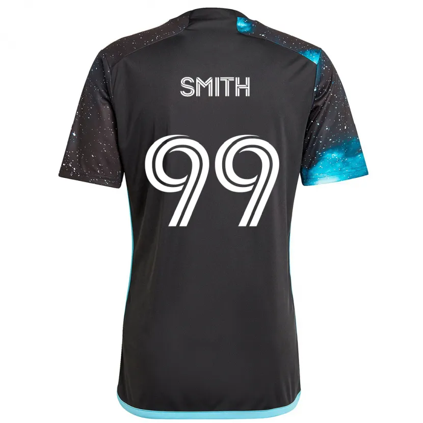 Danxen Niño Camiseta Jordan Adebayo-Smith #99 Azul Negro 1ª Equipación 2024/25 La Camisa