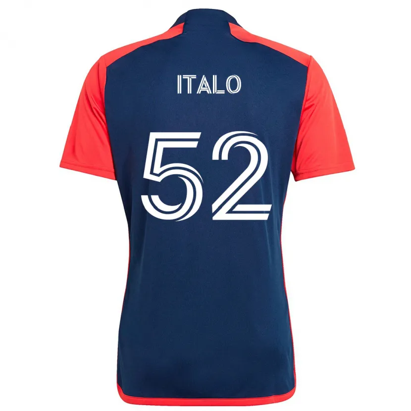 Danxen Niño Camiseta Ítalo #52 Azul Rojo 1ª Equipación 2024/25 La Camisa