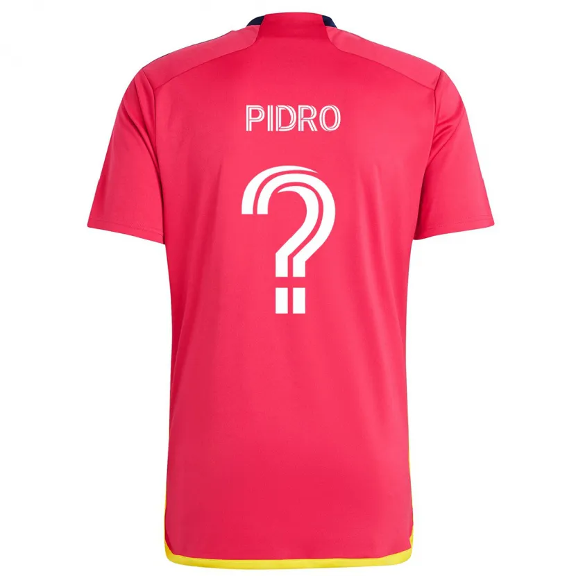 Danxen Niño Camiseta Selmir Pidro #0 Rojo Azul 1ª Equipación 2024/25 La Camisa