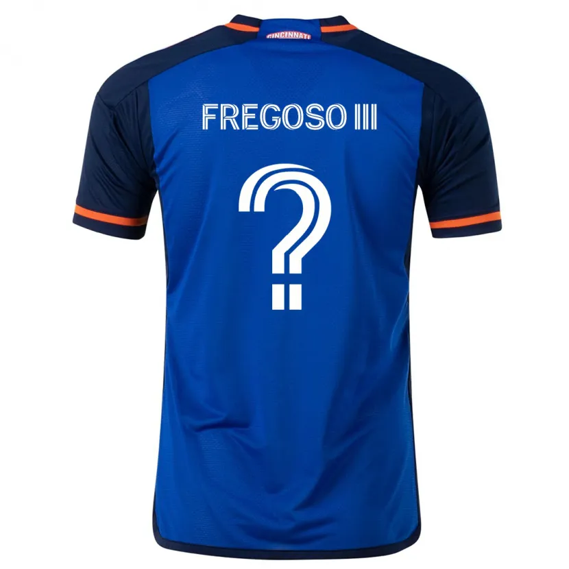 Danxen Niño Camiseta Arturo Fregoso Iii #0 Azul Blanco 1ª Equipación 2024/25 La Camisa