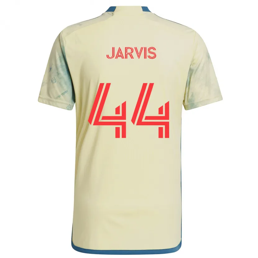 Danxen Niño Camiseta Aiden Jarvis #44 Amarillo Rojo Azul 1ª Equipación 2024/25 La Camisa