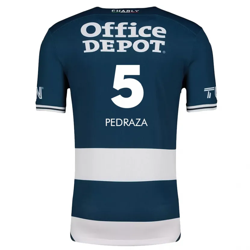 Danxen Niño Camiseta Pedro Pedraza #5 Azul Blanco 1ª Equipación 2024/25 La Camisa