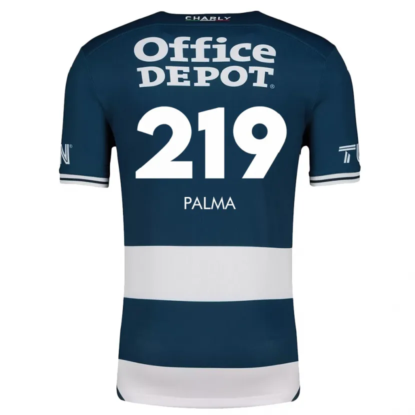 Danxen Niño Camiseta Pablo Palma #219 Azul Blanco 1ª Equipación 2024/25 La Camisa