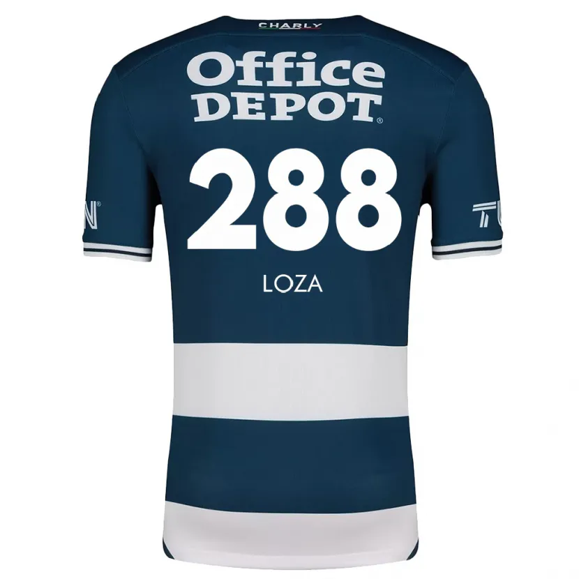 Danxen Niño Camiseta Santino Loza #288 Azul Blanco 1ª Equipación 2024/25 La Camisa