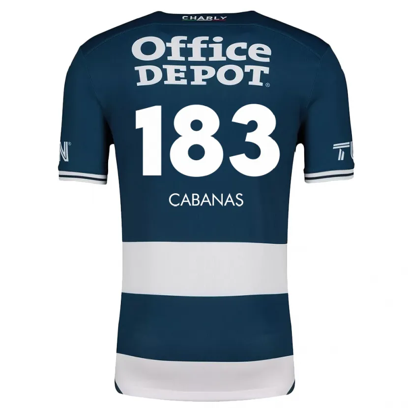 Danxen Niño Camiseta Mauricio Cabañas #183 Azul Blanco 1ª Equipación 2024/25 La Camisa