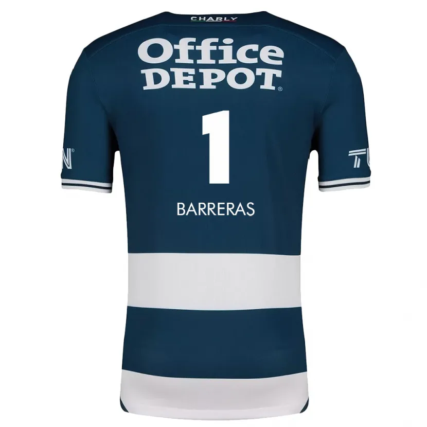 Danxen Niño Camiseta Esthefanny Barreras #1 Azul Blanco 1ª Equipación 2024/25 La Camisa