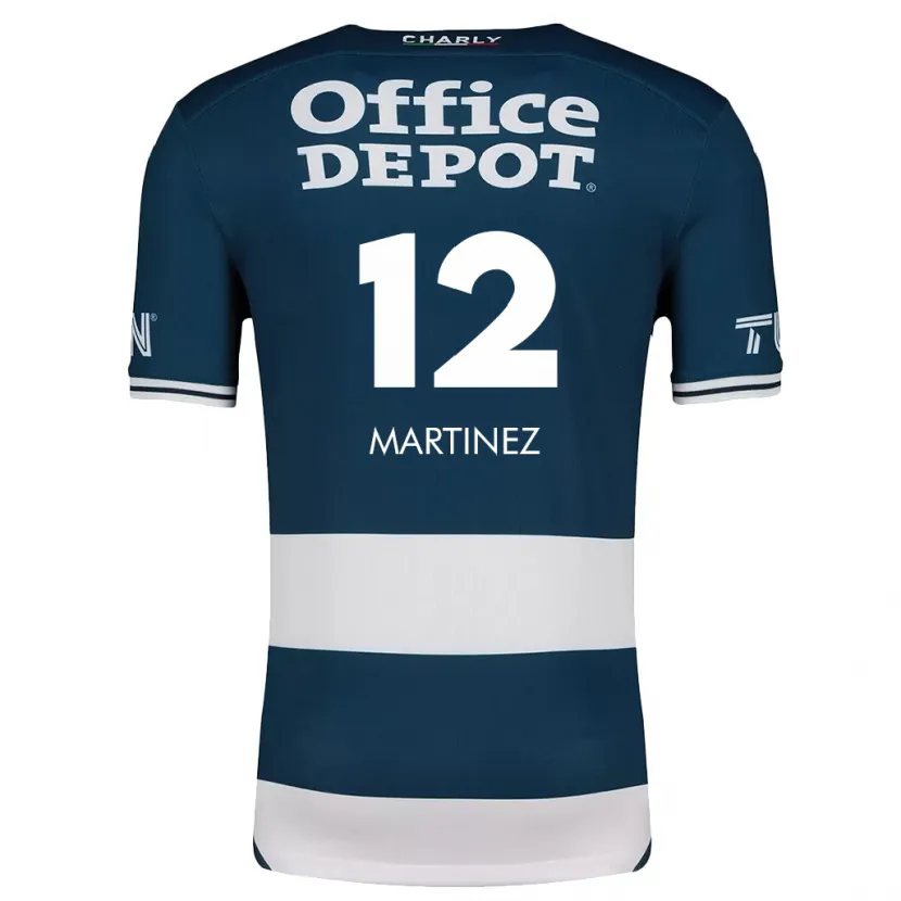 Danxen Niño Camiseta Sofía Martínez #12 Azul Blanco 1ª Equipación 2024/25 La Camisa