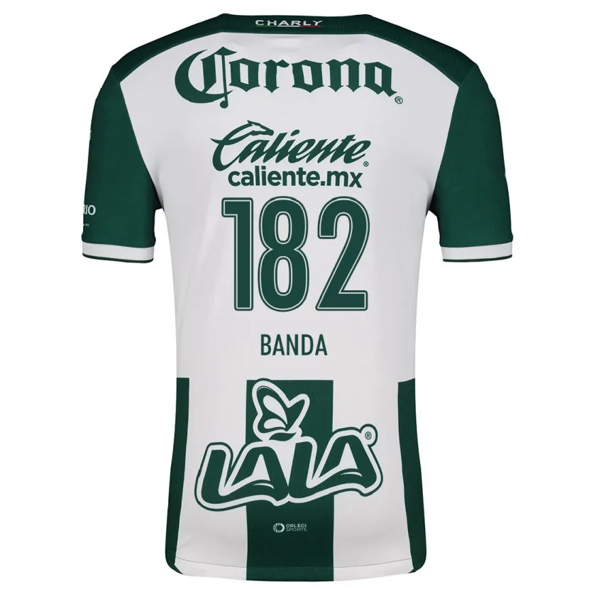 Danxen Niño Camiseta Iker Banda #182 Verde Blanco 1ª Equipación 2024/25 La Camisa