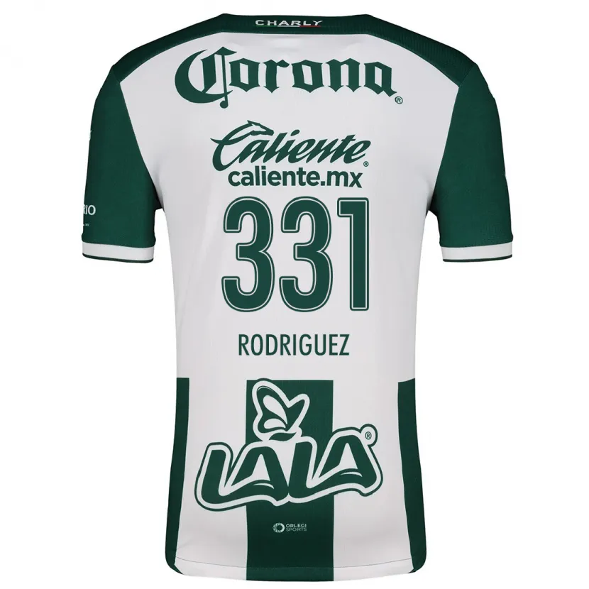 Danxen Niño Camiseta Juan Rodríguez #331 Verde Blanco 1ª Equipación 2024/25 La Camisa