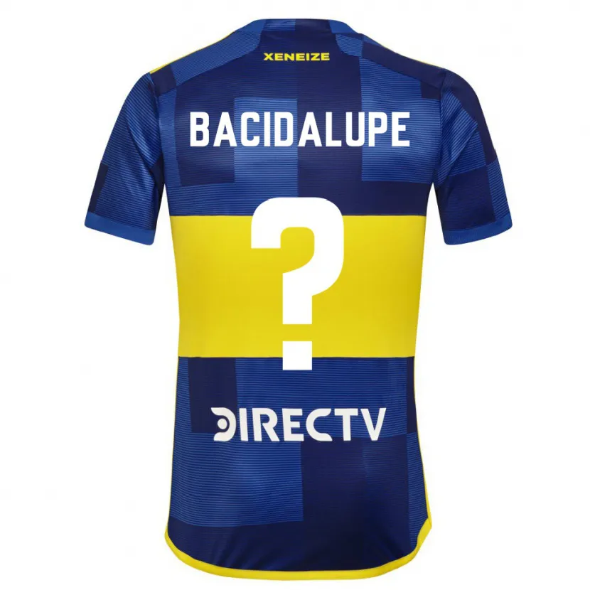 Danxen Niño Camiseta Rodrigo Bacidalupe #0 Azul Amarillo 1ª Equipación 2024/25 La Camisa