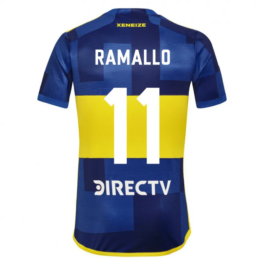 Danxen Niño Camiseta Yael Ramallo #11 Azul Amarillo 1ª Equipación 2024/25 La Camisa