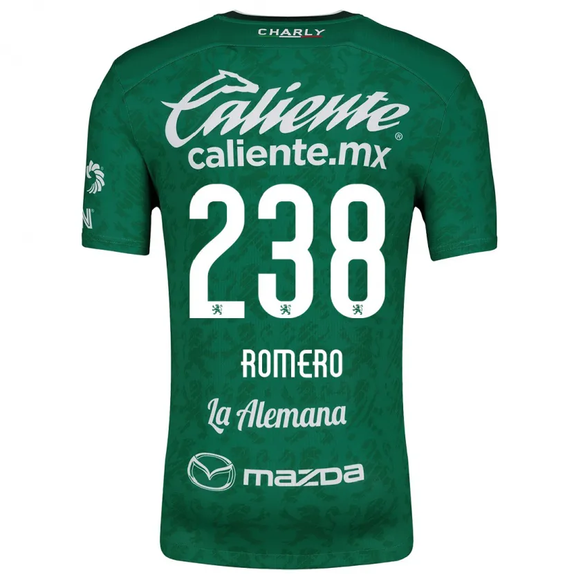 Danxen Niño Camiseta Paulo Romero #238 Verde Blanco 1ª Equipación 2024/25 La Camisa