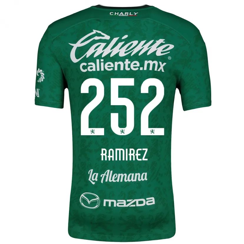 Danxen Niño Camiseta Luis Ramírez #252 Verde Blanco 1ª Equipación 2024/25 La Camisa