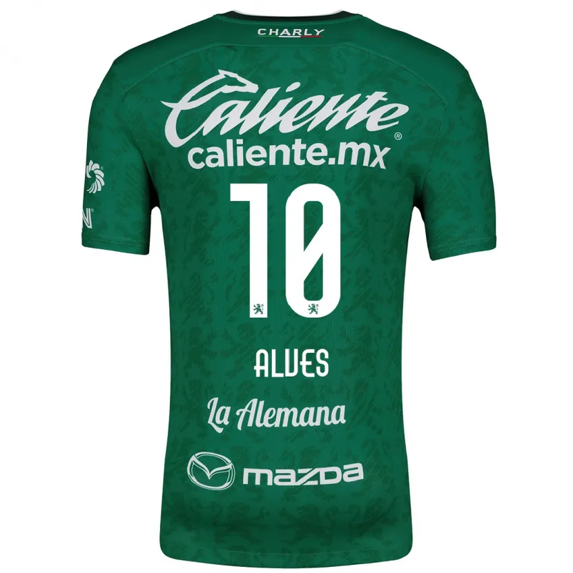 Danxen Niño Camiseta Maria Alves #10 Verde Blanco 1ª Equipación 2024/25 La Camisa